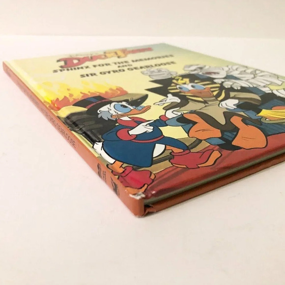 1989 Disney  DuckTales Sphinx For Memories and Sir Gyro GearLoose Hardcover - Picture 6 of 16